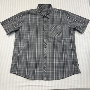 Magpul Industries‎ Tactical Short Sleeve Shirt Mens Size 3XL Snap Down Plaid